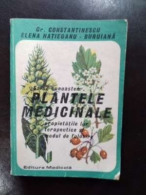 Gr. Constantinescu, Elena Hatieganu - Buruiana - Sa ne Cunoastem Plantele Medicinale foto