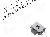 Microintrerupator, 4.7x3.5x1.65mm, OFF-(ON), SPST, PANASONIC, EVQPUA02K, T156769