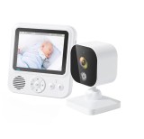 Monitor Inteligent pentru Bebelusi - Supraveghere Avansata cu Modul VOX, Viziune Nocturna si Monitorizare a Temperaturii
