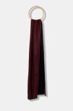 MAX&amp;Co. fular culoarea bordo, uni, 2526546017200