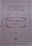 PSB 53. Sf&acirc;ntul Ambrozie. Scrieri. Partea a doua - 1994 - Sf&acirc;ntul Ambrozie (W405)