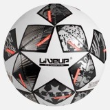 Minge de fotbal Nr. 2, Albă cu detalii negre, pentru copii, CMCLASS