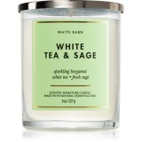 Bath &amp; Body Works White Tea &amp; Sage lum&acirc;nare parfumată 227 g