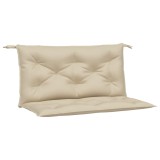 Cumpara ieftin Perne banca de gradina 2 buc., bej, 100x50x7cm, tesatura oxford