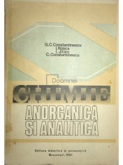 G. C. Constantinescu - Chimie anorganica si analitica (Editia: 1983) foto