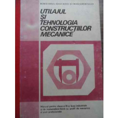 Utilajul Si Tehnologia Constructiilor Mecanice Manual Pentru - Vasile Marginean, Dumitru Teodorescu ,521566
