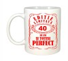 Cana alba personalizata, Editie Limitata 40 ani, INOVATIX&reg;. 330 ml, Oem