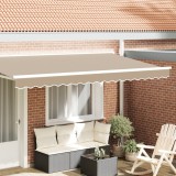 VidaXL Valanță marchiză pentru cadru de 4 m Bej 3.8x0.2 m