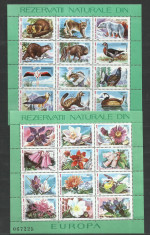 TSV$ - 1983 LP 1084 FLORA SI FAUNA DIN REZERVATII NATURALE EUROPA MNH/** LUX foto