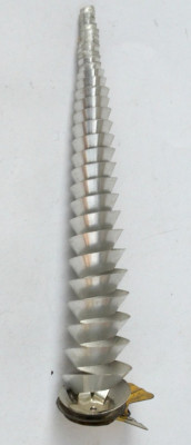 Ornament vechi pentru bradul de Craciun perioada RSR - spirala metal foto