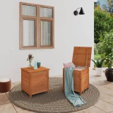 VidaXL Cutie de perne de exterior maro 50x50x56 cm lemn masiv brad