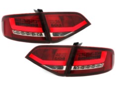 Stopuri LED Audi A4 B8 8K Sedan (2007-2010) Rosu Clar Performance AutoTuning foto