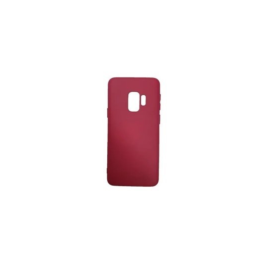 Husa silicon soft-touch compatibila cu Samsung S9 Visiniu