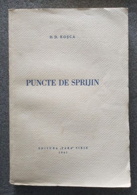 D. D. Roșca - Puncte de sprijin (1943) foto