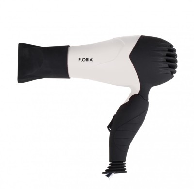 Uscator de par Floria ZLN-8975, Alb, Putere 850 W, Maner pliabil, Protectie impotriva supraincalzirii foto