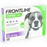 Cumpara ieftin PIPETE ANTIPARAZITARE PURICI, CAPUSE, FRONTLINE COMBO 20-40kg CUTIE 3 PIPETE