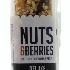 Baton crocant ECO cu nuci seminte de susan si dovleac Deluxe, 40g, Nuts & Berries