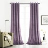 Set draperii din catifea cu inele crom, Madison, 150x260 cm, densitate 700 g/ml, Lavanda, 2 buc