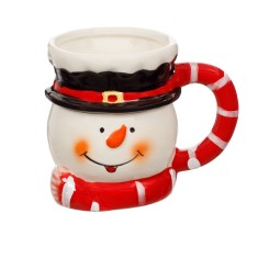 Cana Craciun, 3D, om de zapada, din ceramica, 300 ml