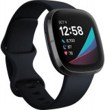 Ceas activity tracker Fitbit Sense, GPS, NFC, WiFi, Bluetooth (Negru)