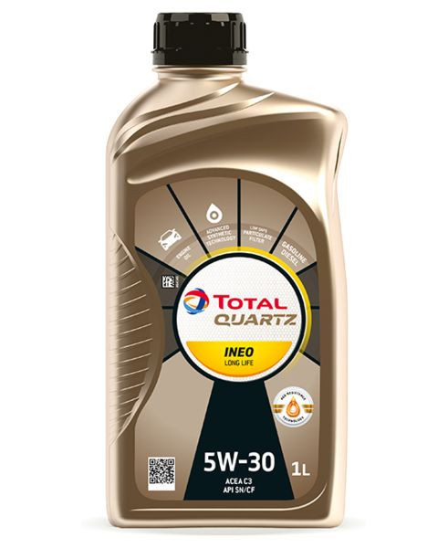 Ulei motor Total 5w30 ACEA C3. sintetic pentru motoare pe benzina sau diesel cu sau fara filtru de particule. VW 504.00/507.00. BMW LL-04 . MB-229.51