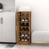 VidaXL Pantofar, stejar fumuriu, 32x35x92 cm, lemn prelucrat