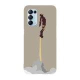Husa compatibila cu Oppo A54 5G model Rise of the ash Iron Man, Silicon, TPU, Viceversa, Transparent, Carcasa
