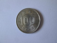 Japonia 100 Yen 1965 argint foto