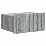 vidaXL Dulap de noapte suspendat Sonoma gri 49 x 34,5 x 24 cm 898287