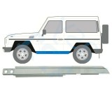 Prag MERCEDES Clasa G (W460) 05.1979-08.1989; Clasa G (W461) 09.1989-09.2018 doar pt. modele cu 3 usi, partea stanga, otel galvanizat