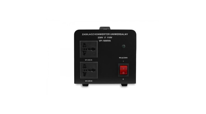 Volt Polska Convertor universal de tensiune AC-AC 1000, 230VAC/110VAC