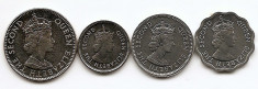 Belize Set 4 - 1, 5, 10, 25 Cents 2000/07, DG1, UNC !!! foto