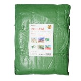Prelata impermeabila verde 6x8 m, 100 g/mp, cu ochiuri de prindere Breckner