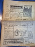 ziarul sportul popular 1 iulie 1967 - finala cupei romaniei - foresta falticeni - steaua bucuresti