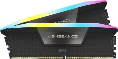 Memorie RAM Corsair Vengeance RGB 32GB DDR5 6000MHz CL36 Kit of 2 foto