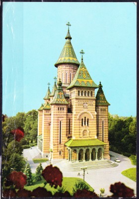 AMS - ILUSTRATA 352 TIMISOARA - CATEDRALA ORTODOXA 1979 RSR, CIRCULATA foto