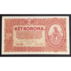 Ungaria, 2 Korona 1920.