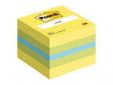 Cub Notes adeziv Post-it Neon,400 file,51x51 mm