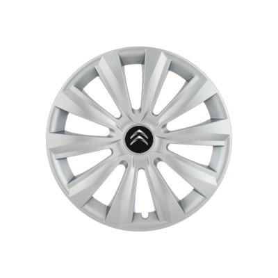 Set 4 capace roti 14 inchi (R14) Delta Gri, Compatibile Cu Citroen foto