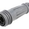Conector circular tată 10 pini 10A 250V BULGIN EXP-0921/10/P nichelat