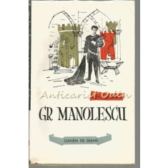 Gr. Manolescu - Tudor Soimaru - Tiraj: 8150 Exemplare