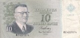 FINLANDA 10 markkaa 1963 VF!!!