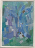 Vera Marcu (1924-2000) - Amurg violet - ulei pe panza, Abstract