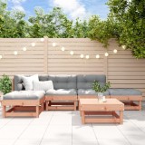 vidaXL Set mobilier relaxare grădină, 6 piese, lemn masiv Douglas