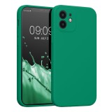 Cumpara ieftin Husa Kwmobile pentru Apple iPhone 12/iPhone 12 Pro, Silicon, Verde, 59351.142, Carcasa