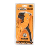 Cleste automat pentru dezizolare si taiere cabluri electrice 0.2-6mm, reglaj 0-25mm, 177.8mm, pentru cablare si montaj electric