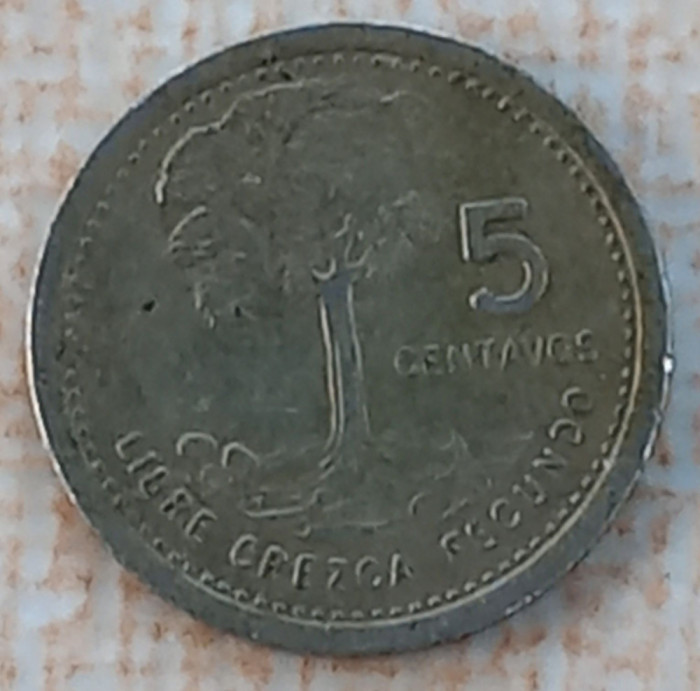 (M2085) MONEDA GUATEMALA - 5 CENTAVOS 1979