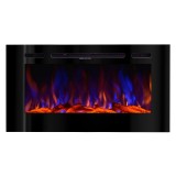 Semineu electric de perete/incorporabil Beverly, Art Flame, 544x1016x140 mm, 1500 W, Timer