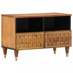 vidaXL Comodă TV, 70x33x46 cm, lemn masiv de mango 358285