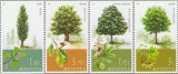MOLDOVA 2018, Flora, Arbori, serie neuzata, MNH